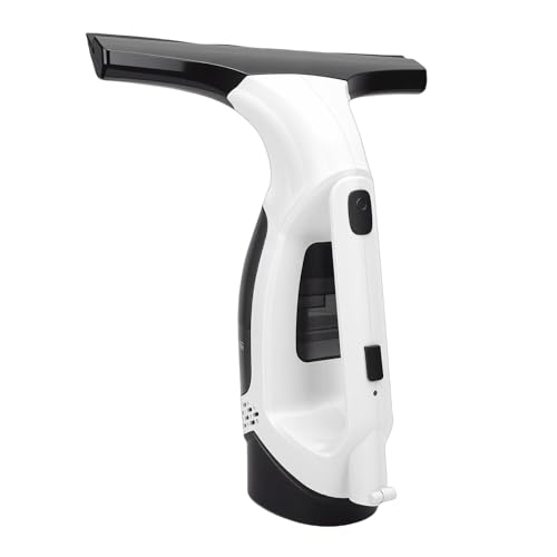 Window Vacuum Cleaner,1.2KPa Suction Cordless Handheld Electric Window Cleaner Squeegee Vacuum for Glass Mirrors Tiles Shower Car Tile, 150ml Removable Washable Tank