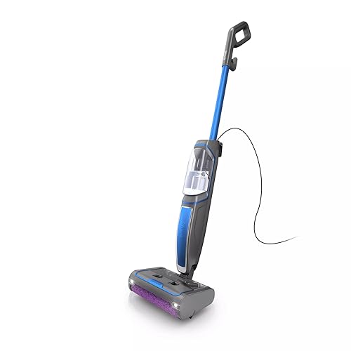 Shark Steam Pickup 3-in-1 Steam Mop Pickup Debris, Deep Scrubs, Steam, & Sanitizes Sealed Hard Floors - All At Once, Lightweight Steam Cleaner for Home with Sealed Hard Floors (Renewed) (Navy) - color: Navy