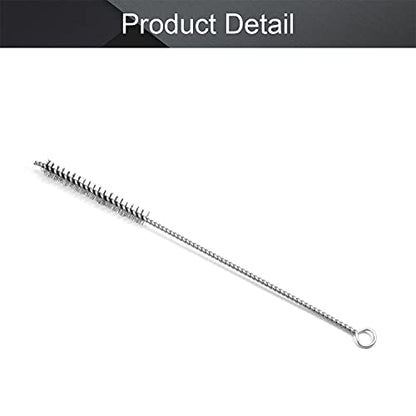 Utoolmart Steel Wire Cleaning Brush, Spiral Power Tube Cleaning Tool, Bottle Brush, 0.5-inch Diameter 12-inch Length, 10pcs - color: 10pcs, size: 1.2cm