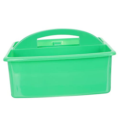 SOLUSTRE Desktop Storage Basket Cleaning Supplies Organizer Tool Large Cleaning Pantry Baskets Kitchen Organizers and Storage Bathroom Organiser Storage Baskets Storage Bins Green Plastic