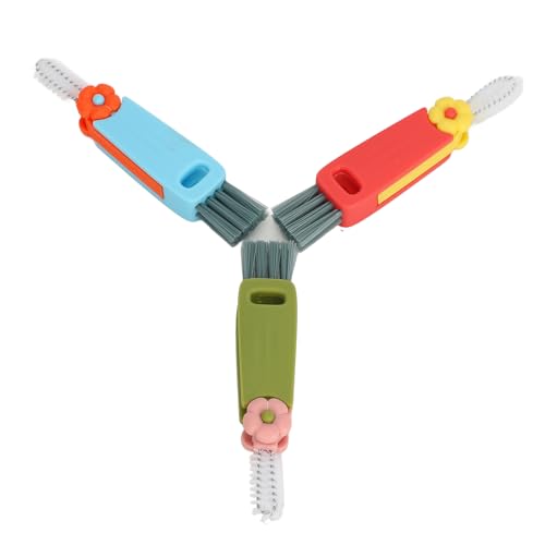 3PCS Blue Bottle Gap Cleaning Brush Set Multifunctional Cup Lid Crevice Cleaner for Bottles and Household Use