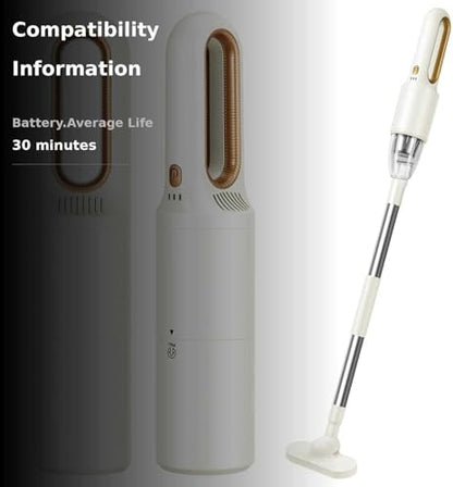 Handheld Vacuum Cleaner, 2-in-1 Mini Cordless Vacuum Cleaner, USB Rechargeable Car Vacuum Portable, Quickly Dust Removal, for Hardwood Floor, Carpets, Pet Hair, Car, Office & Home Cleaning