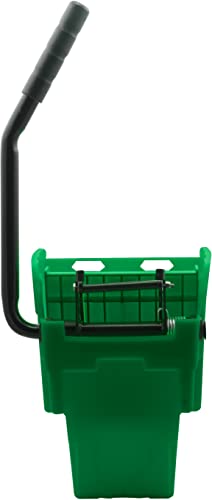SPARTA OmniFit Mop Bucket System, Durable Mop Bucket, Side Press Wringer, and Soiled Water Insert, Floor Cleaning Essentials for Commercial and Home Use, 35 Qt Capacity, 1 Count, Green - color: Green