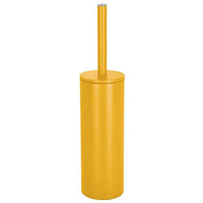 Spirella Toilet Brush with Stainless Steel Support Akira matt Yellow, Metal, 40 x 9.5 x 9.5 cm - color: Matte Yellow