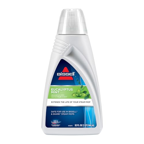 BISSELL EUCALYPTUS MINT DEMINERALIZED STEAM MOP WATER, 32 ounces, 1392, WHITE - style: Contemporary