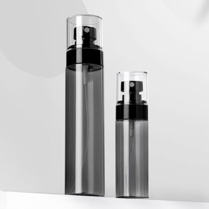 Refillable Fine Mist Spray Bottles Set for Travel Daily Use 120ml and 80ml Portable Continuous Sprayers for Hairstyling Skincare and Cleaning