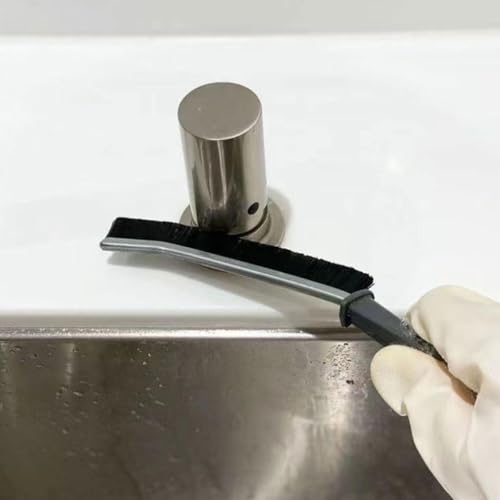 5pcs Hard Bristle Crevice Cleaning Brush Kitchen Tile Grout Sink Brush for Bathroom Household Narrow Gap Dust Removal Tool