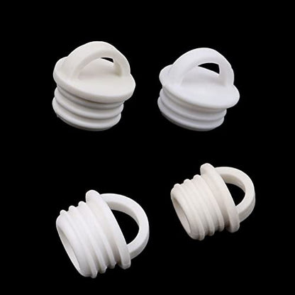 5 Pack Kayak Drain Plug with Handle Grips Hard Cooler Plugs Drain Holes Rubber Stopper for Skeeter Fishing Kayak Boat Inflatable Paddle Board Rowboat Portable Ice Chest Box 25mm 1 Inch - color: For Inner Diameter 2.45-2.55cm/0.96-1in