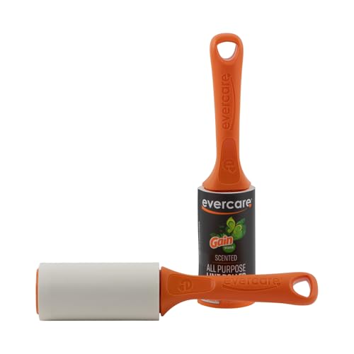 Evercare Lint Roller, Scented 40 Sheets, Two-Pack, Orange - size: 80 Sheets