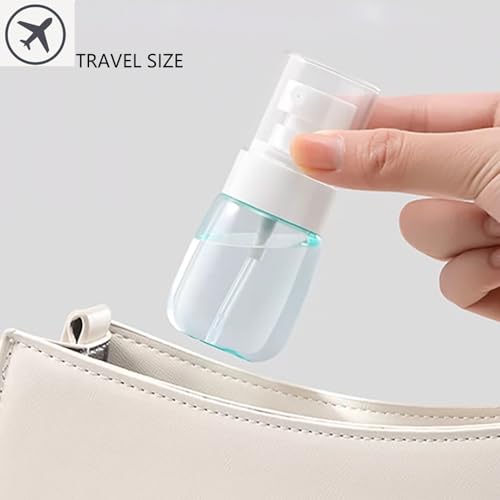 Spray Water Bottle Hair Mister Fine Mist Stylist Sprayers 360 Empty Small Misting Spritzer erfume Atomizer with Pump Clear Containers (4PCS/1oz) - color: 1oz - 4Pack 4