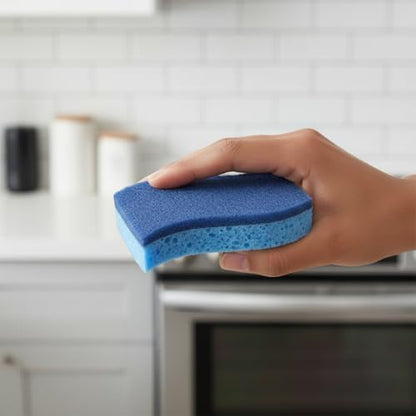 Kitchen Sponges for Dishes, Non-Scratch Scrub Sponge – Multi-Surface Cleaning Sponge for Dishwasher, Pots & Pans, Bathroom, Home – Best Dish Scrubber