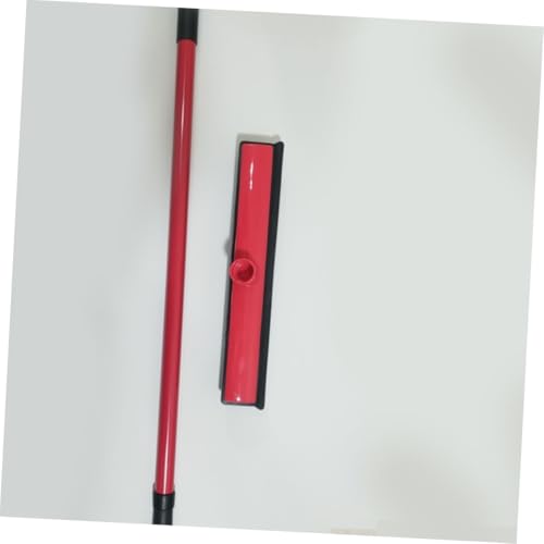 ORFOFE PET Hair Cleaning Broom Long Handle Rubber Floor Scraper for Dog Hair Removal Easy to Clean Dust Mop for Home and Windows