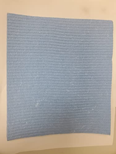 2 Cellulose Sponge Cloths Blue,Soft & Absorbent Sanitary Lint & Streak Free By Cadie (5 Pack)
