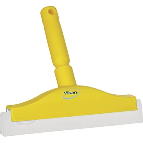 Vikan 77516 Squeegee,Fixed Head,Bench,10",PP/RB,Yellow - color: Yellow, size: 7751
