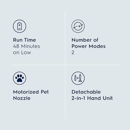 Electrolux Ergorapido Pet Cordless 2-in-1 Vacuum Cleaner with Motorized Pet Nozzle for Easy Pet Hair Removal, 48-Minute Run Time, 2 Power Modes, Chili Red - style: Pet Version