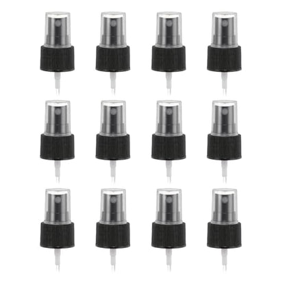 uxcell Spray Top 12Pcs 24/410 Plastic Fine Mist Reusable Replacement Black | Spray Bottle Pump Plastic Top Reusable Replacement for Cosmetic Perfume and Body Sprays Bottle - color: Black, size: 24/410