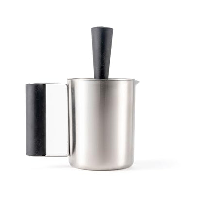 Outset Basting Brush and Pot, Stainless Steel Sauce Brush and Cup For Grill and Kitchen - size: 6.75" Stainless Steel
