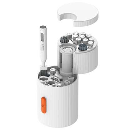 33-in-1 Multi-Functional Cleaning Kit Tool for Electronics inlcuding Headphones,Mobile Phones,Computer,Monitor,Lens and etc, Compact and Portable Design