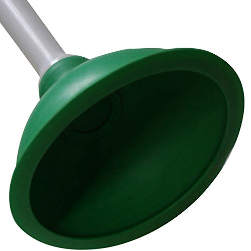 Drain Plunger, Small Hand Force Plumber Helper, Little 4 inch Cup Clog Remover, Tiny Rubber Unclogger in 9" Short Handle for Kitchen Sink, Bathroom Toilet, Shower Bath Tub (Green + Yellow) - color: Green + Yellow