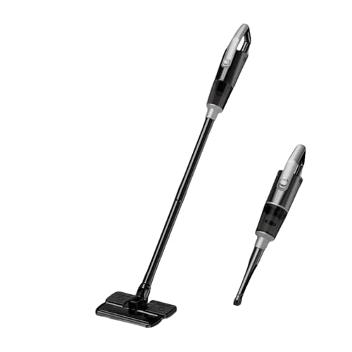 Cordless Stick Wet Dry Vacuum Cleaner with Mop, 15000pa Suction Lightweight Stick Vacuum Mop All in One, Handheld Vacuum Household Upright Vacuum Cleaner and Mop Combo for Hard Floor Pet Hairs (Black) - color: Black