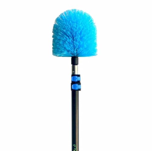 EVERSPROUT 1.5-to-3 Foot Cobweb Duster and Extension-Pole Combo & Lightweight 3-Stage Aluminum Pole | Hand-Packaged Indoor/Outdoor Use Brush Attachment - style: Cobweb Duster 3' Extension Pole