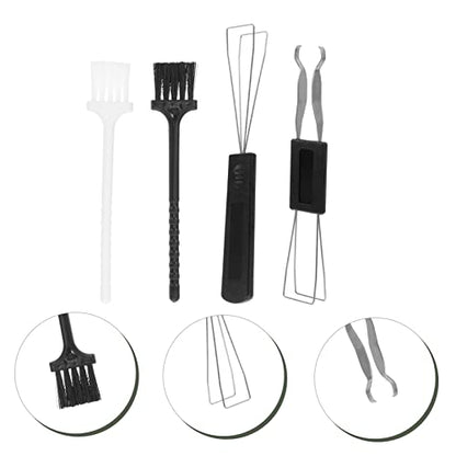 DOITOOL Mechanical Keyboard Cleaning Brush Set Keycap Puller Tool 4-Piece Kit for Computer Dust Removal and Key Cleaning Universal for Keyboards