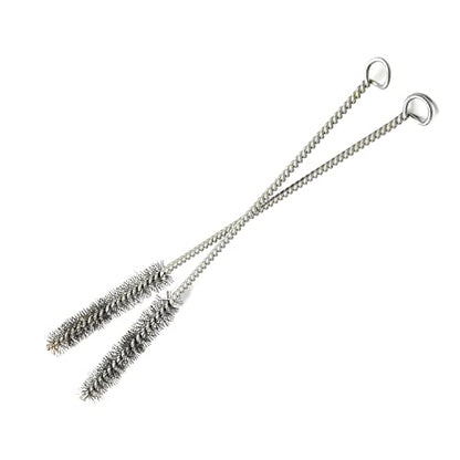Utoolmart Steel Wire Cleaning Brush, Spiral Power Tube Brush, Steel Wire Tube Brush Cleaning Tool, Tube Bottle Brush, 0.6-inch Diameter 12-inch Length, 2pcs - color: 2pcs, size: 1.5cm