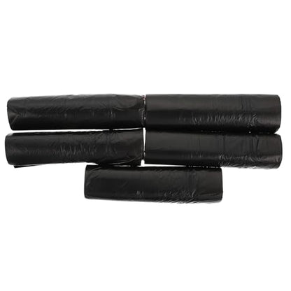 ERINGOGO 75pcs Thickened Drawstring Garbage Bags Disposable Trash Liners for Kitchen Bathroom Bedroom Home Office Portable Strong Scent-Resistant Rubbish Pouches Black