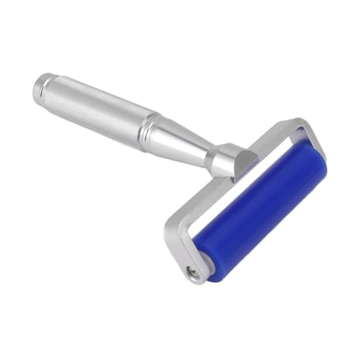 Professional Grade Antistatic Silicone Roller,Glue Silicone Rubber Pasting Tacky Soft Roller 6 Inch Dust Removal Tool with Aluminum Handle for Accurate in Workshops and (8 Inch 80W) - size: 8 Inch 80W