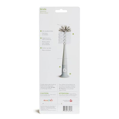 Munchkin® Bristle™ Bottle Brush, Grey - color: Gray, size: 1 Count (Pack of 1)