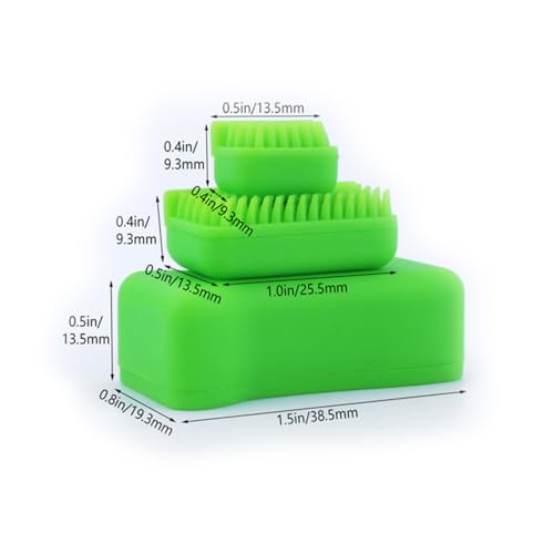 Green Piece® Green Silicone Magnet Cleaner - Perfect for your Glass Pieces and Vases - Clean Smarter and better. Remove Resin and Tar - Clean hard to reach areas - Excellent for all glass. - color: Green