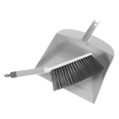 Zerodeko Portable Dustpan Brush Set Compact Cleaning Tool for Desktop Floor Soft Scrub