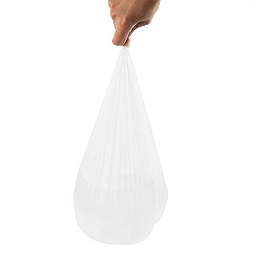 Ggbin 115 Counts 5 Gallon Trash Bags, White