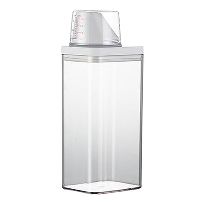 Multi-Purpose Liquid Dispenser - Spill-Proof Silicone Seal for Fabric Softener, Dish Soap & Laundry Storage (L) - color: L
