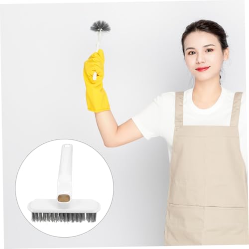 Zerodeko 2pcs Rotatable Gaps Cleaning Brushes for and Corners Ergonomic Groove Cleaner Tools Lightweight and Portable Crevice Brushes for Cleaning
