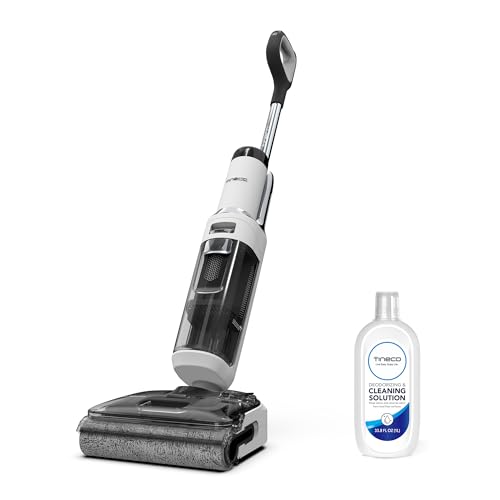 Tineco Floor ONE Stretch S6 Cordless Wet Dry Vacuum Cleaner, 180°Lay-Flat Smart Vacuum Mop&Floor Cleaning Solution 33.8 OZ