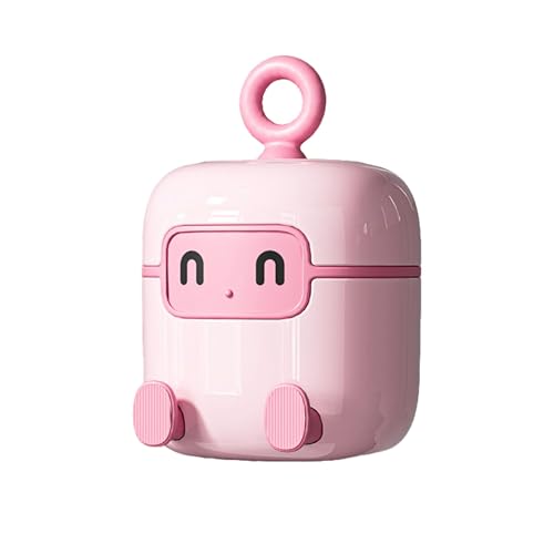 Reusable Mini Travel Lint-Roller, Extra Sticky Lint Rollers for Pet Hair, Portable Lint-Remover for Clothes, Multipurpose Pet Hair Remover Sofa Carpet Car Purse Household (Pink Robot) - color: Pink Robot