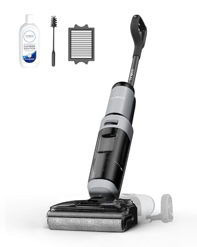 Tineco Floor ONE i5 Stretch Wet Dry Vacuum Cleaner, Vacuum & Mop in One Step, 20kpa Powerful Suction, 180° Lay-Flat Design, Anti-Tangle Design, Dual-Sided Edge Cleaning, Up to 30* Minutes Runtime - style: Floor One i5 Stretch