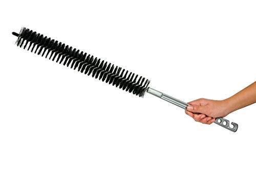 25 Inch (64cm) Flexible Lint Remover Cleaning Coil Brush for Dryers, Radiators, Refrigerators, Baseboards, and Other Special tasks. Coil Grill Brush by KONEX