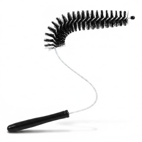 Deflecto Flexible Appliance Brush 20" Long, Dryer Vent, Refrigerator and AC Coils - Bendable Wire Brush for Lint, Dust & Debris, Hard-to-Reach Vents, Crevices, Essential Home Maintenance Tool