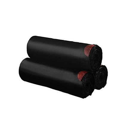Begale Small 1.2 Gallon Drawstring Black Trash Bag (110 Counts/ 3 Rolls)