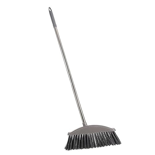 Levemolo Stainless Steel Outdoor Broom with Long Handle Floor Wiper for Home and Cleaning Compact and Easy to Store for Indoor and Outdoor Use