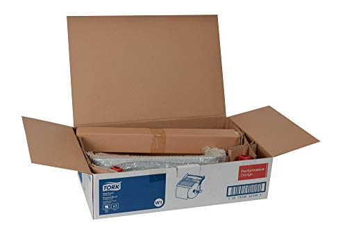 Tork Wall Mounted Giant Roll Wiper Dispenser Red W1, High Capacity, Performance Range, 6521281