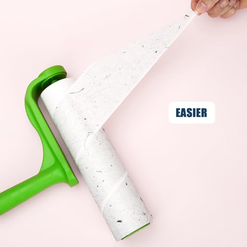 10 inch Mega Lint Roller Refills for Evercare Smart Design Layers Large Mega Lint Rollers and More, 50% More Pickup, 60 Sheets per Refill, Pack of 6, 360 Sheets Total - size: 10 inch