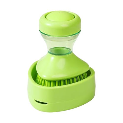 Dish Brush - Soap Dispenser Scrubber | Dishwasher Brush with Built-in Soap Dispenser and Holder, Ideal for Cleaning Pots, Pans, Sinks, Stoves, Utensils