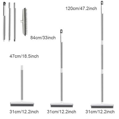 Broomwiz Pet Hair Removal, Broomwiz Carpet Scrubber, Petibo Pet Broom, Multifunctional Rubber Cat and Dog Hair Brooms (2 Pcs) - color: 2 Pcs