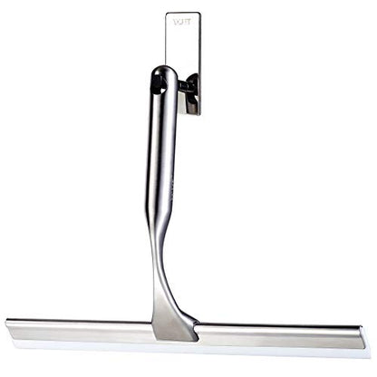 All-Purpose Shower Squeegee for Showers,Bathroom, Window and Car Glass,Heavy Duty Stainless Steel,10',10 Inches