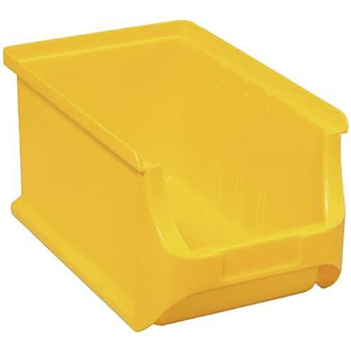 Allit 456210 Size 3 Storage Bin, Yellow, 235 x 150 x 125 mm - color: Yellow
