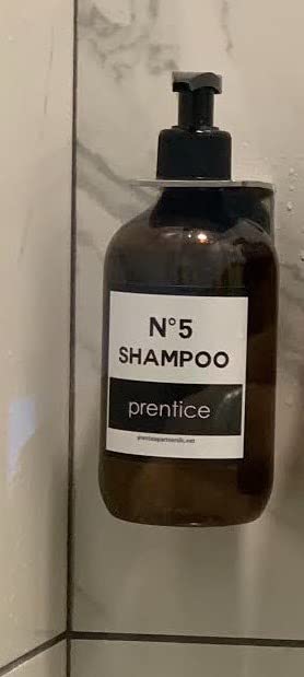 Wall Mounted Soap Bottle Holder for Soap, Shampoo, Conditioner, or Lotion Bottles (1-1/8" Hole)