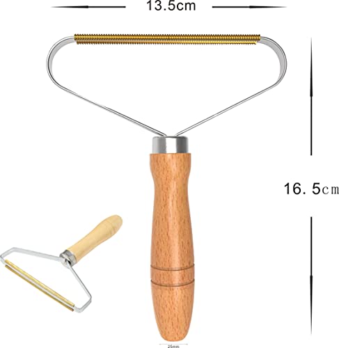 Hair Remover - lint Remover - Wooden Carpet Hair Remover - pet Hair Remover - Carpet Scraper - Clothing Care Tool